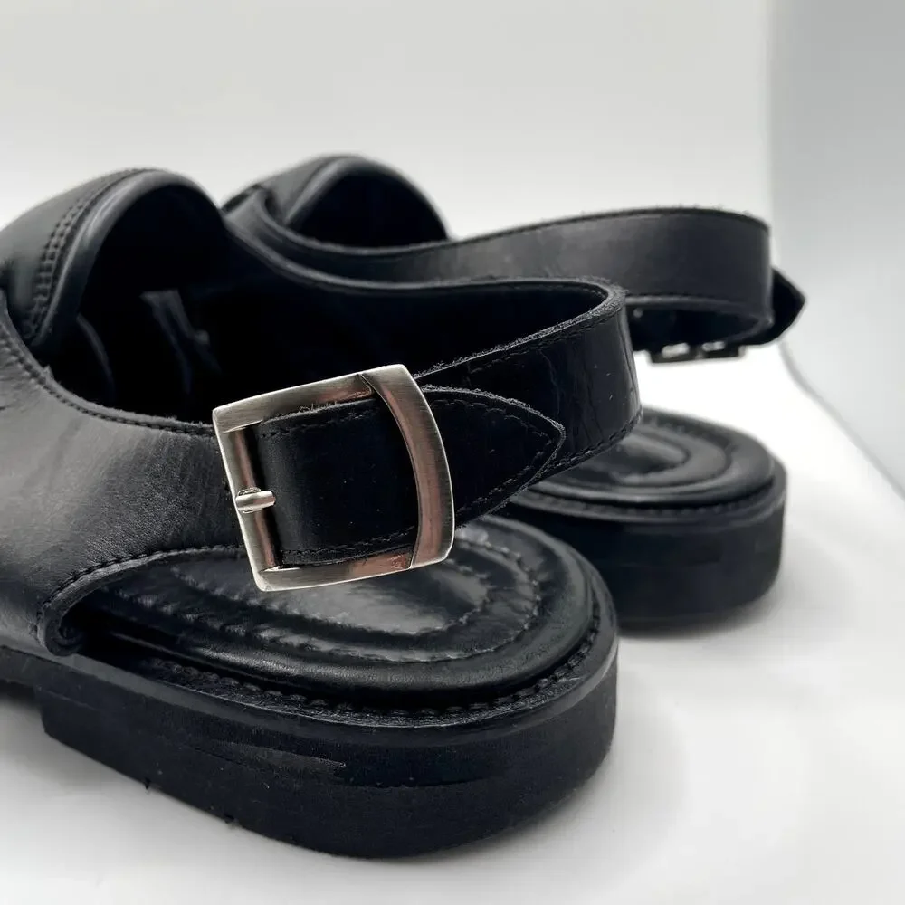 Allen Edmonds Men's Leather Fisherman Slingback Sandals 11 - Picture 5 of 14